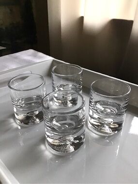 Controlled Bubble Base Shot Glasses - Set of 4